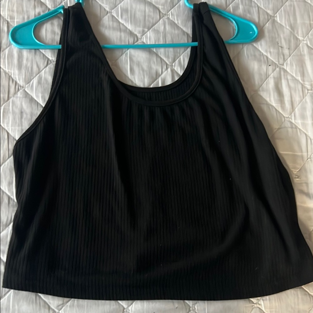 Black Sleeveless Women's Top